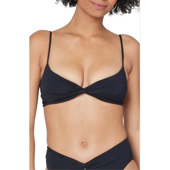 L*Space Ringo Bikini Top Black Size M - Picture 4 of 7